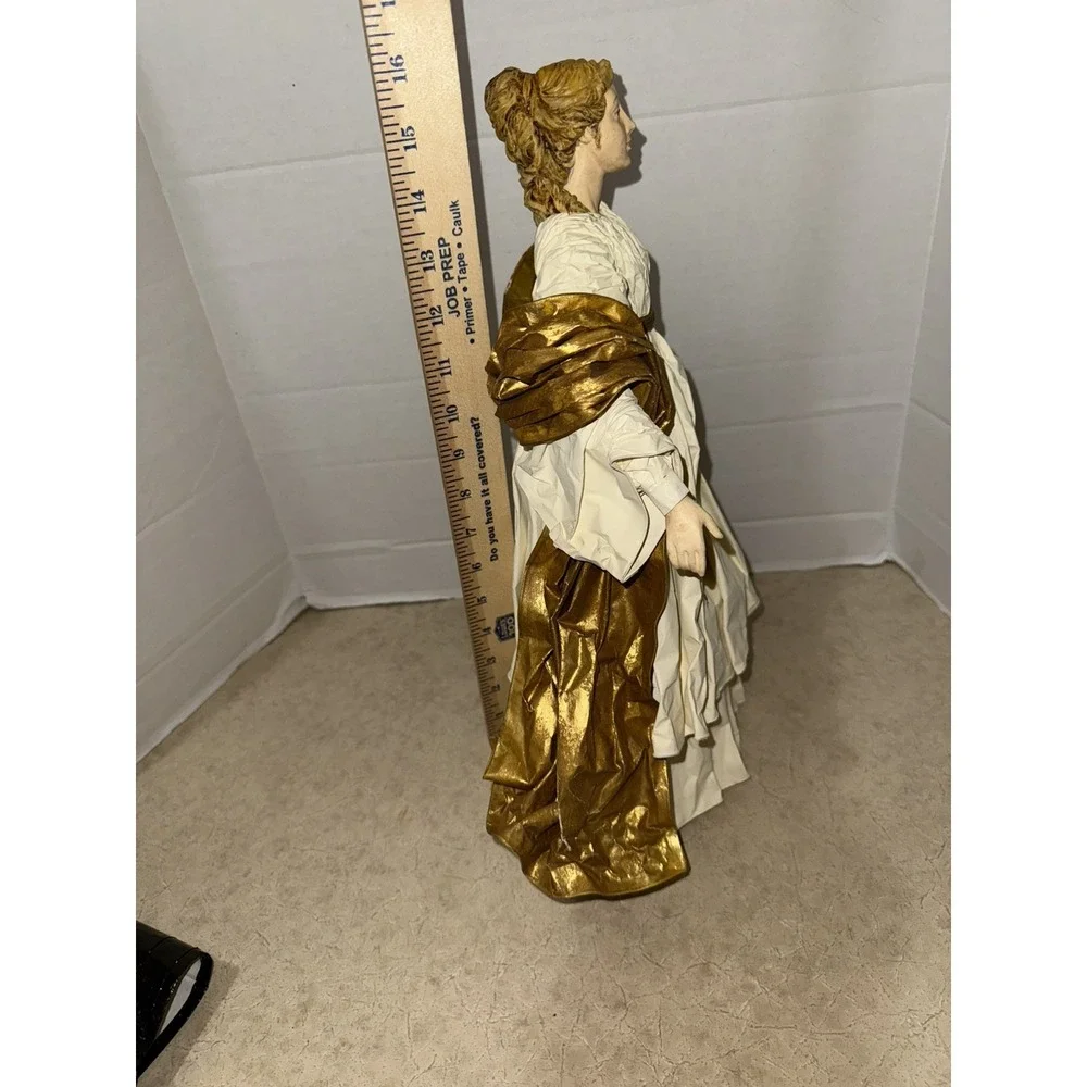 Paper Mache Saint angel , Nativity , Tree Topper, ‎ Christmas